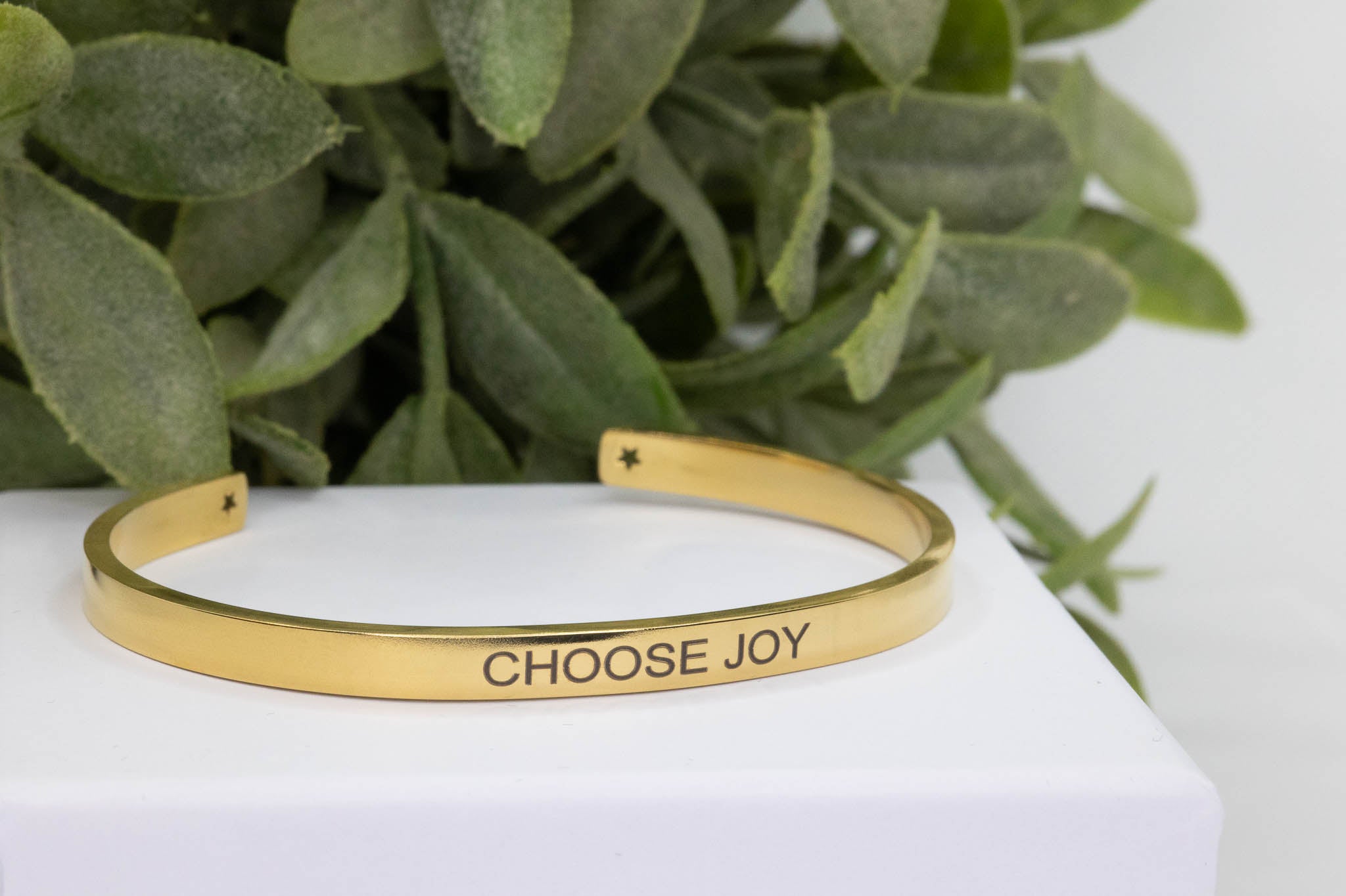 "Choose Joy" Bangle Bracelet