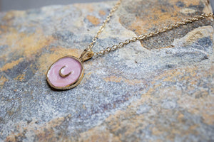 Ethereal Oil Drop Pendant Necklaces